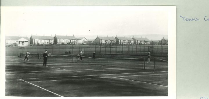 Tennis courts, Newtongrange Park